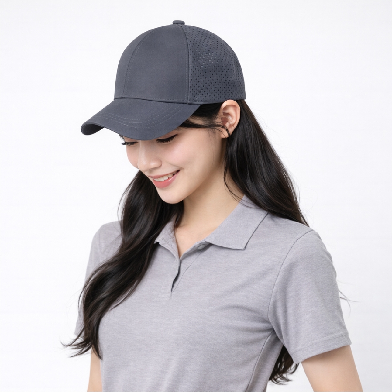 半彈透氣棒球帽-公司制服配件