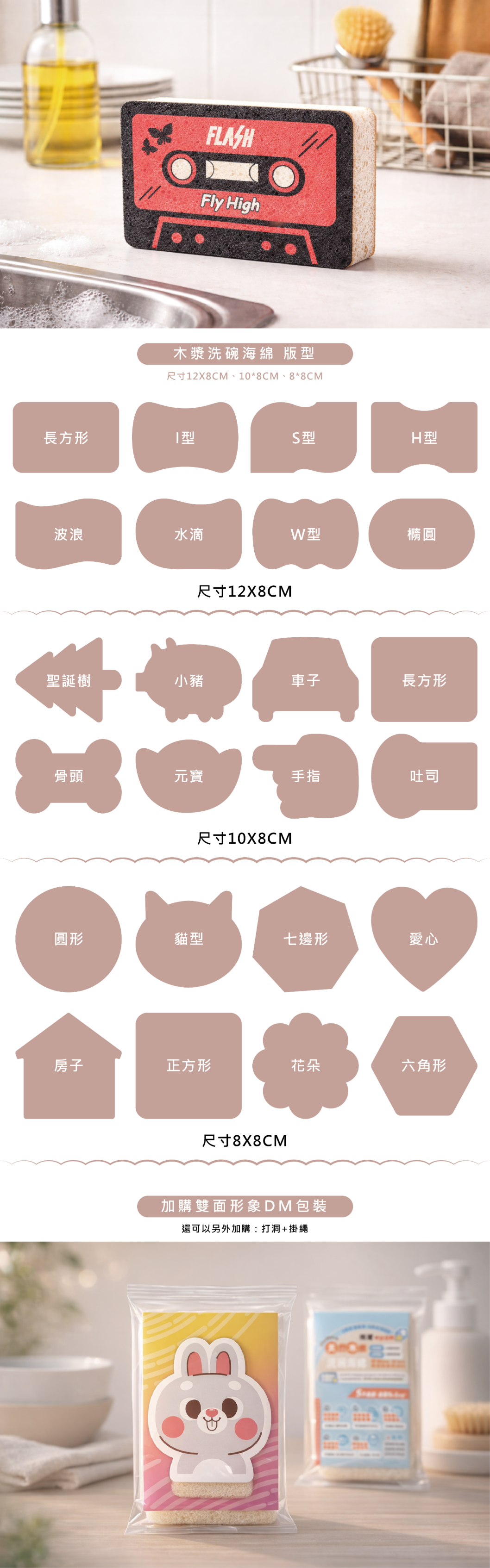 公司制服配件木漿海綿章介紹、團體服配件尺寸版型表
