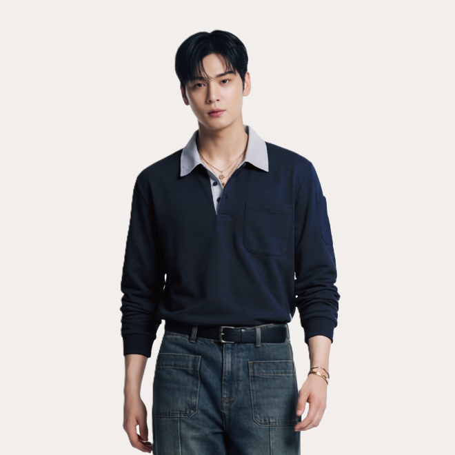 訂製款高爾長袖POLO