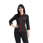 跳色餐飲襯衫制服-客製化企業制服