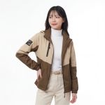 拚色網裡外套-工作服