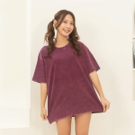 訂製制服-復古寬版水洗T恤