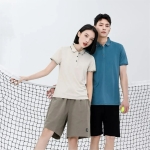 冰絲雪紡POLO_公司工作服