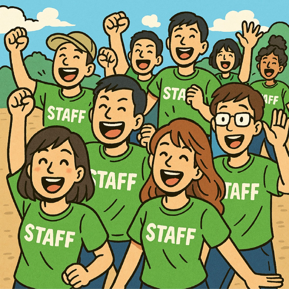 團體服適用場景示意圖
