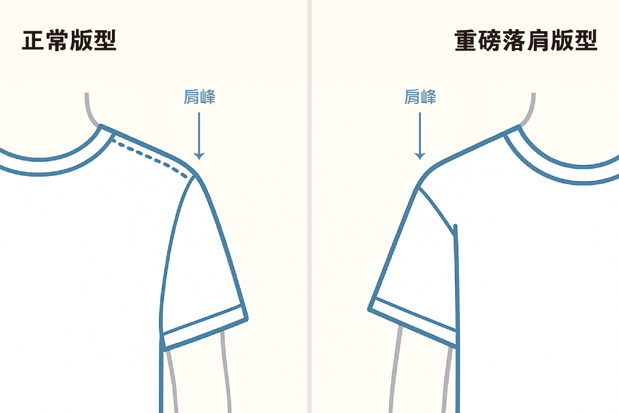 內頁首圖:重磅落肩系列跟其他衣型差在哪?