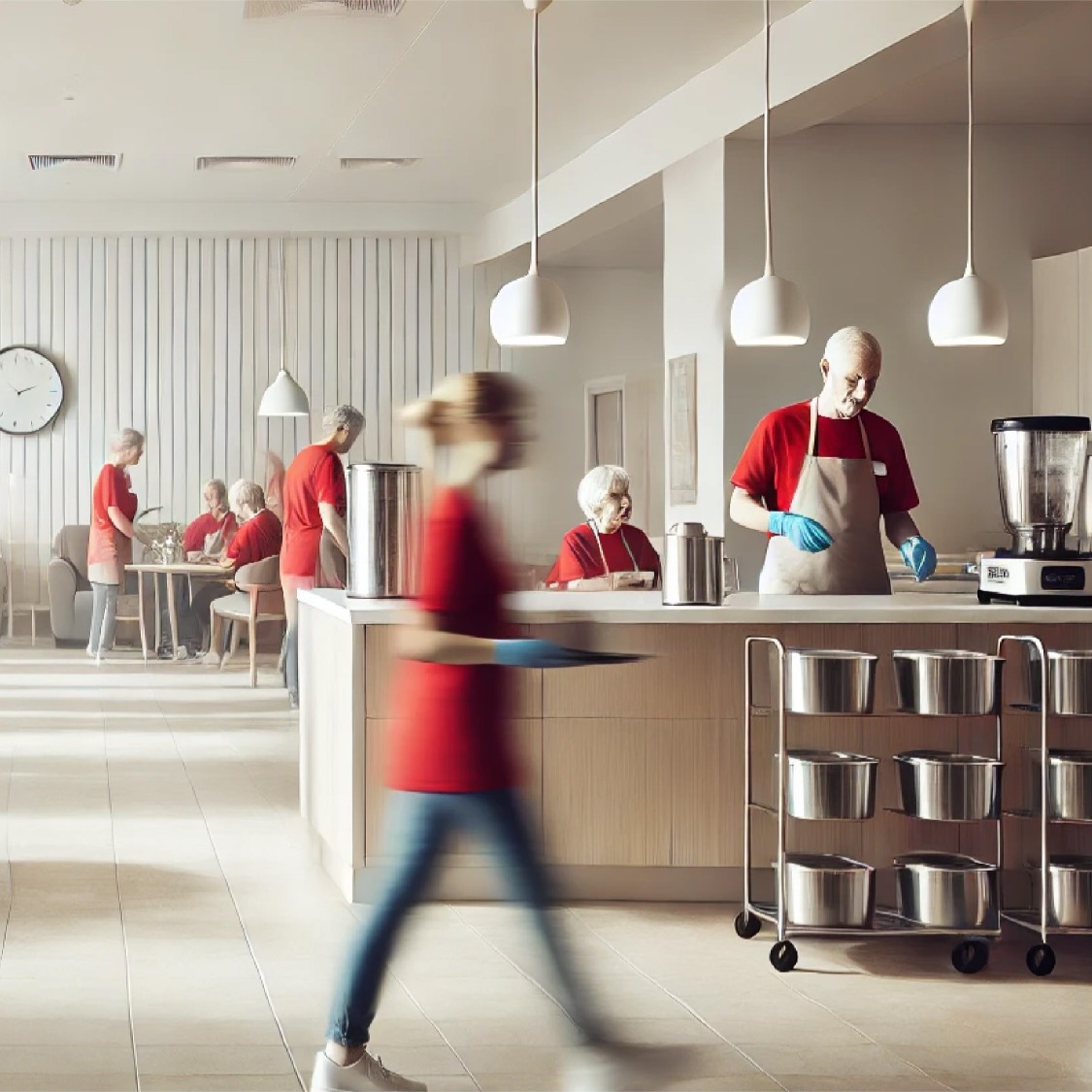 內圖：企業團體服的影響