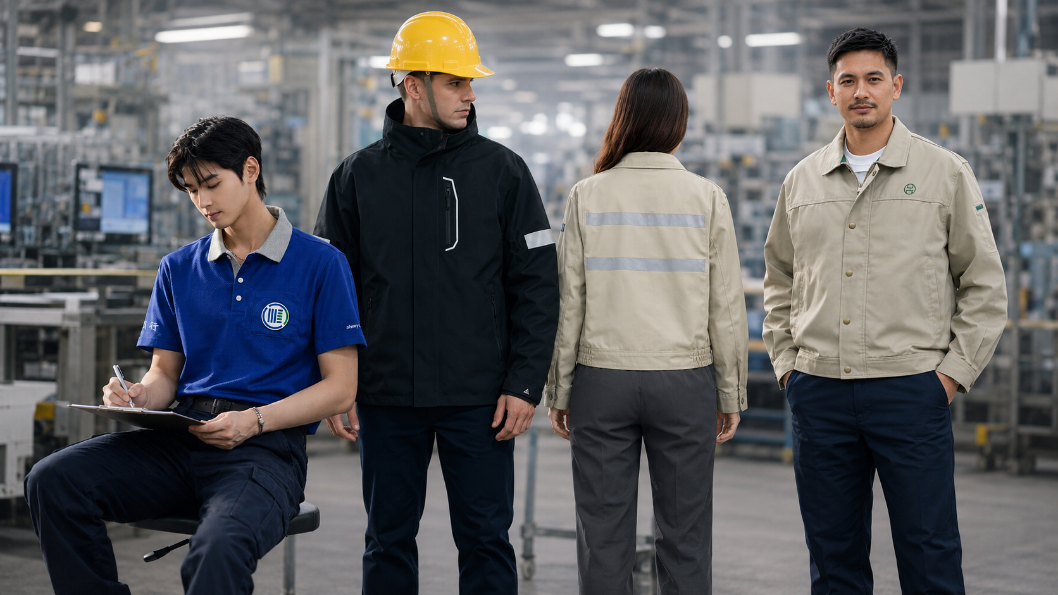 工作服訂製案例:工廠工作服與工程制服款式選擇
